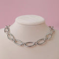 The Silver Link Choker