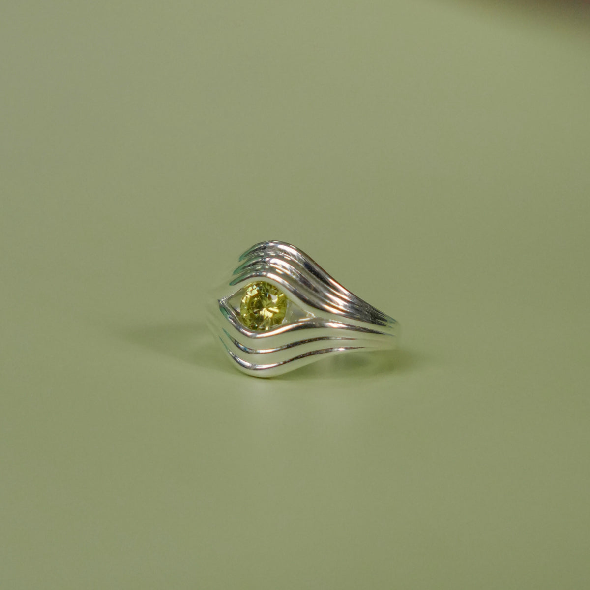 The Strata Ring - Olive