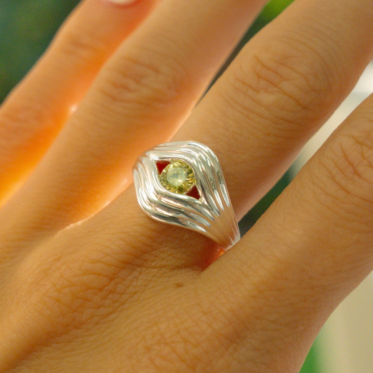 The Strata Ring - Olive