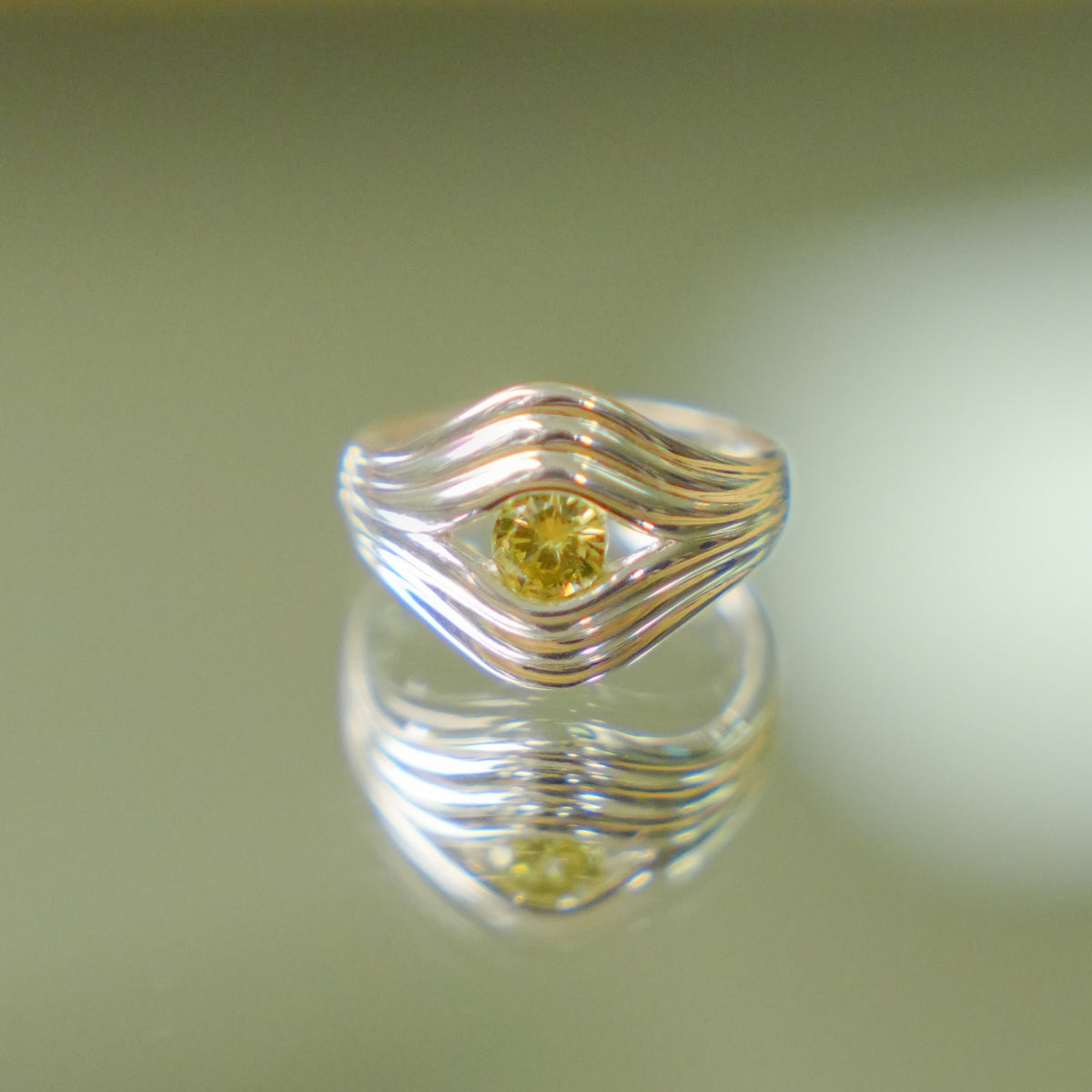 The Strata Ring - Olive