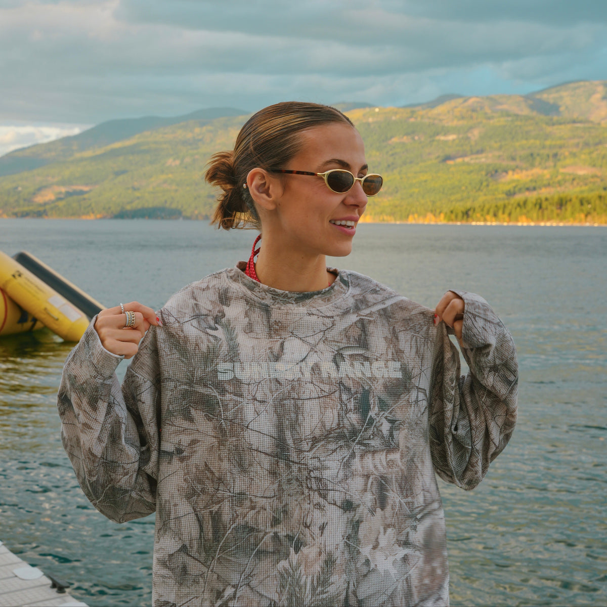 The Camo Waffle Long Sleeve