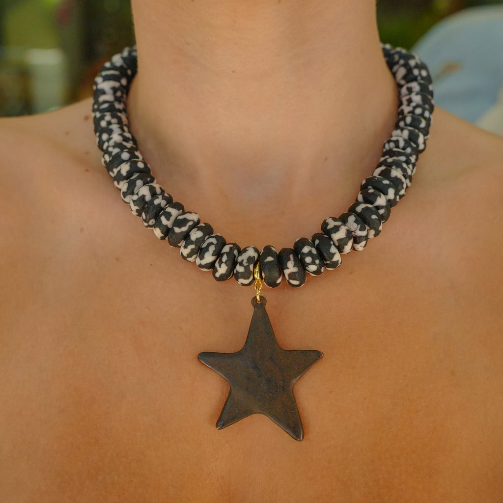 The Lone Star Necklace - Charcoal