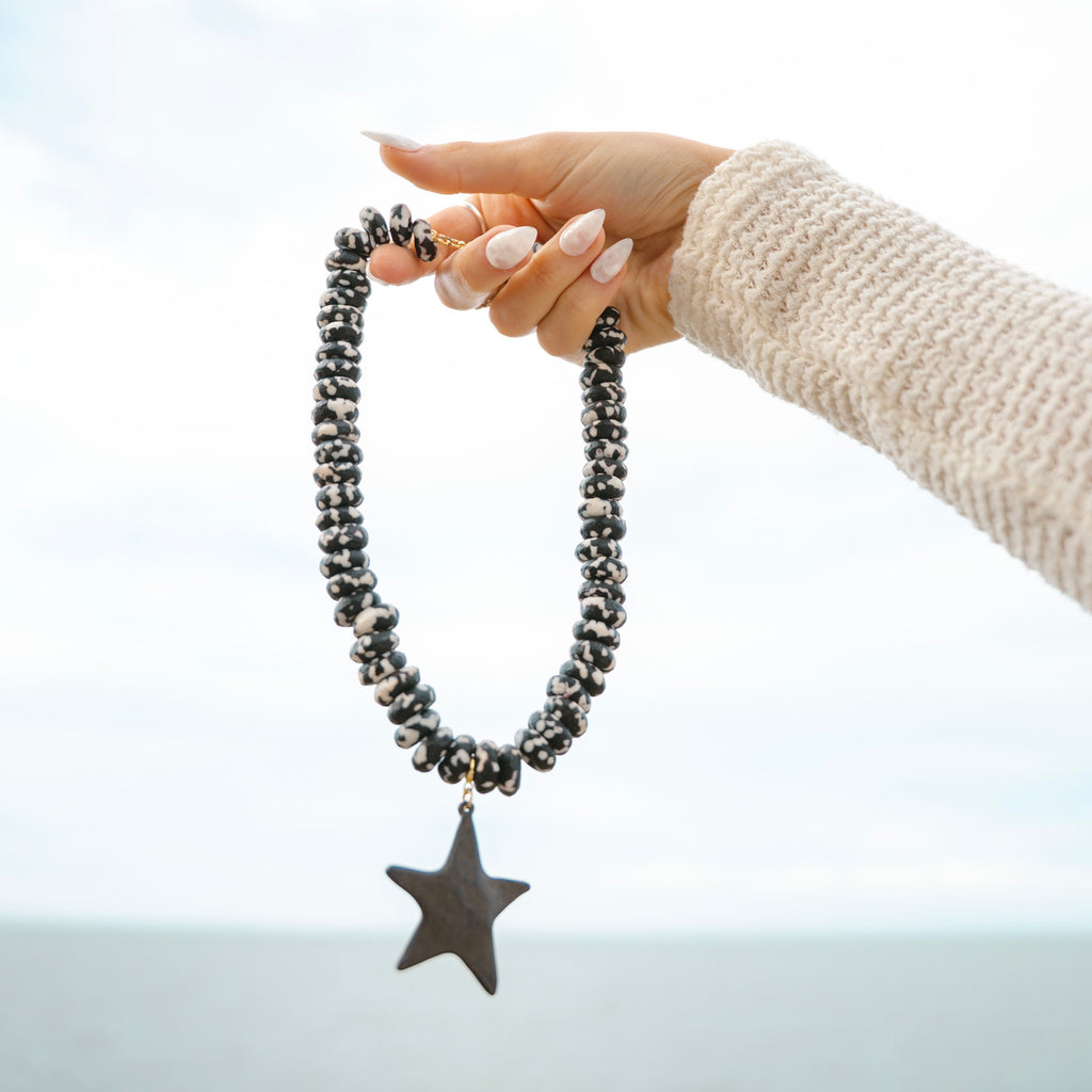 The Lone Star Necklace - Charcoal