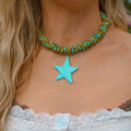 The Lone Star Necklace - Lagoon