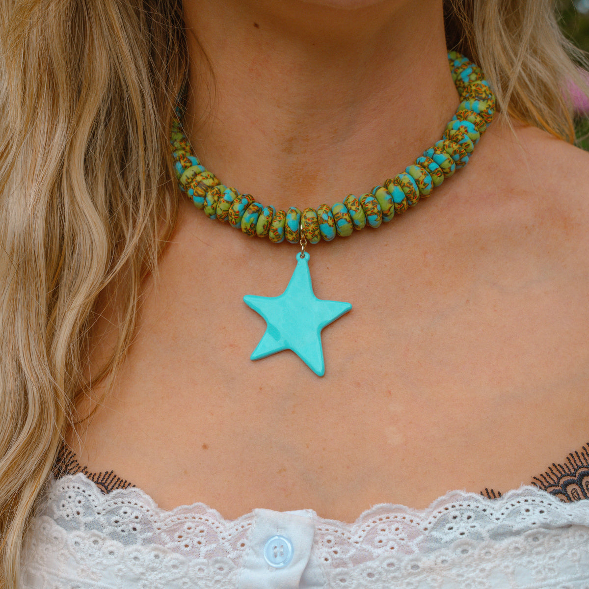 The Lone Star Necklace - Lagoon