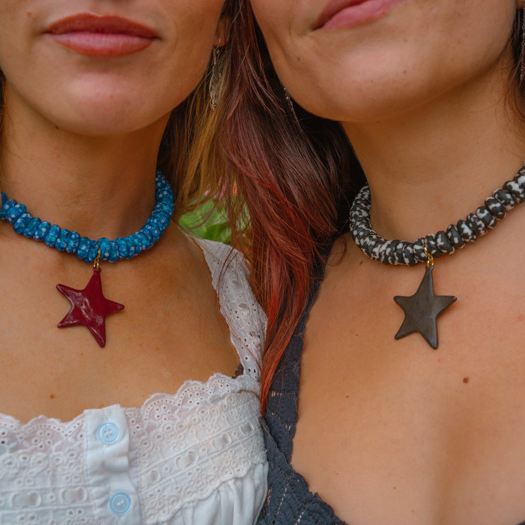 The Lone Star Necklace - Charcoal