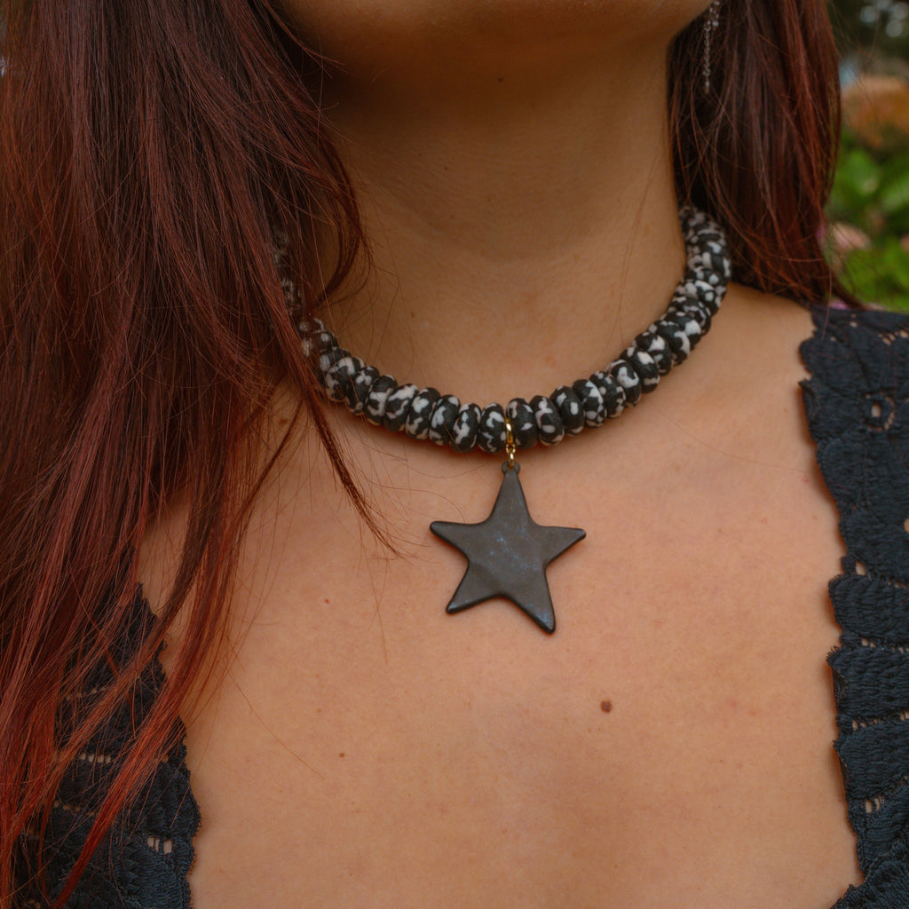 The Lone Star Necklace - Charcoal