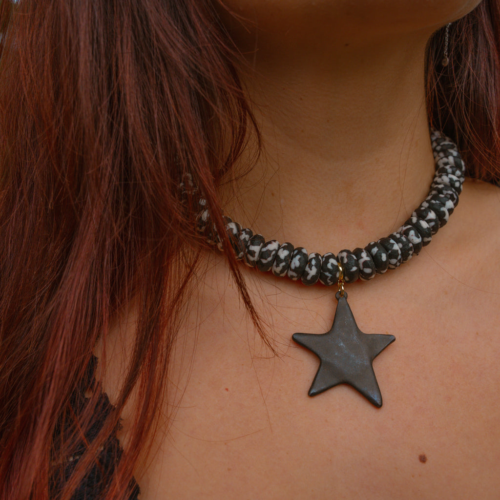 The Lone Star Necklace - Charcoal