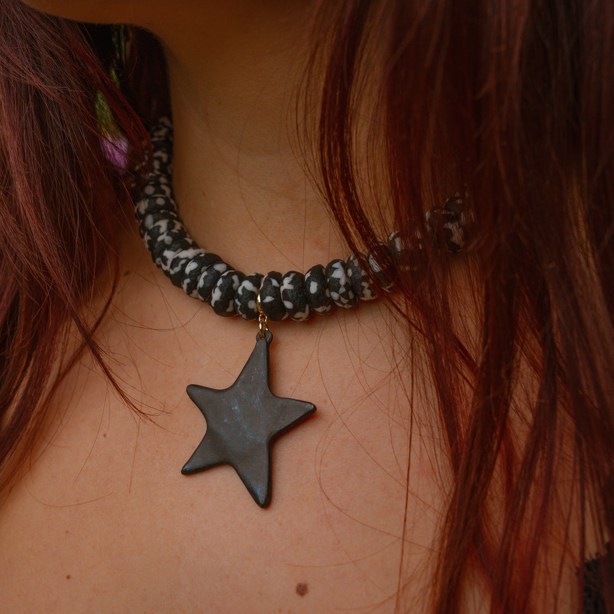 The Lone Star Necklace - Charcoal