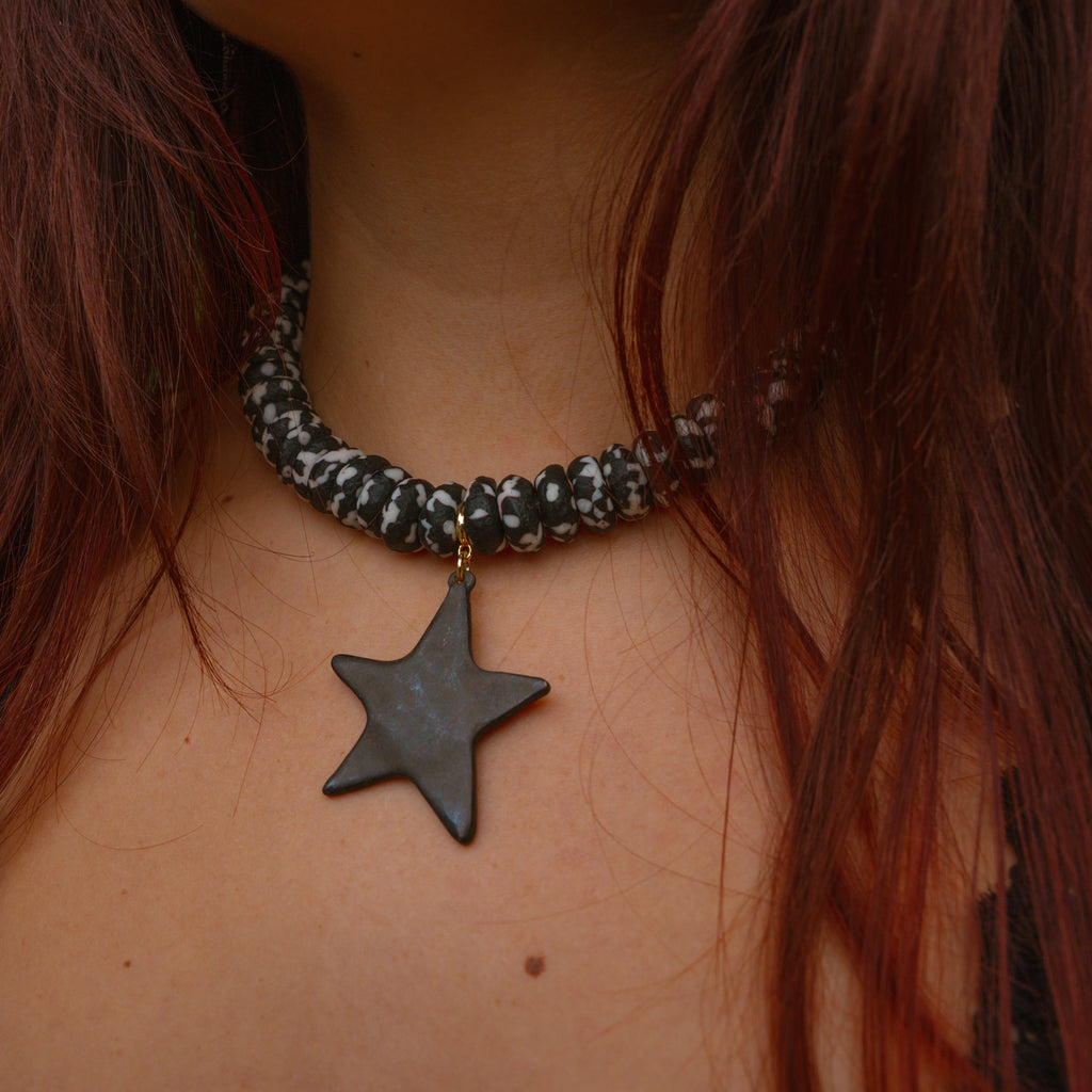 The Lone Star Necklace - Charcoal