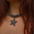 The Lone Star Necklace - Charcoal