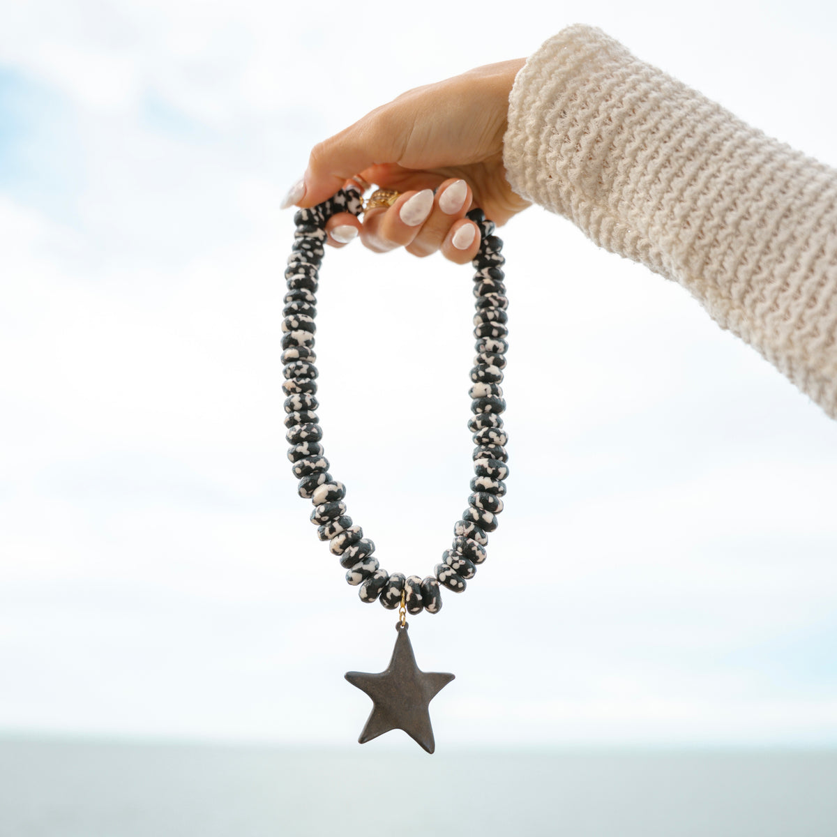 The Lone Star Necklace - Charcoal