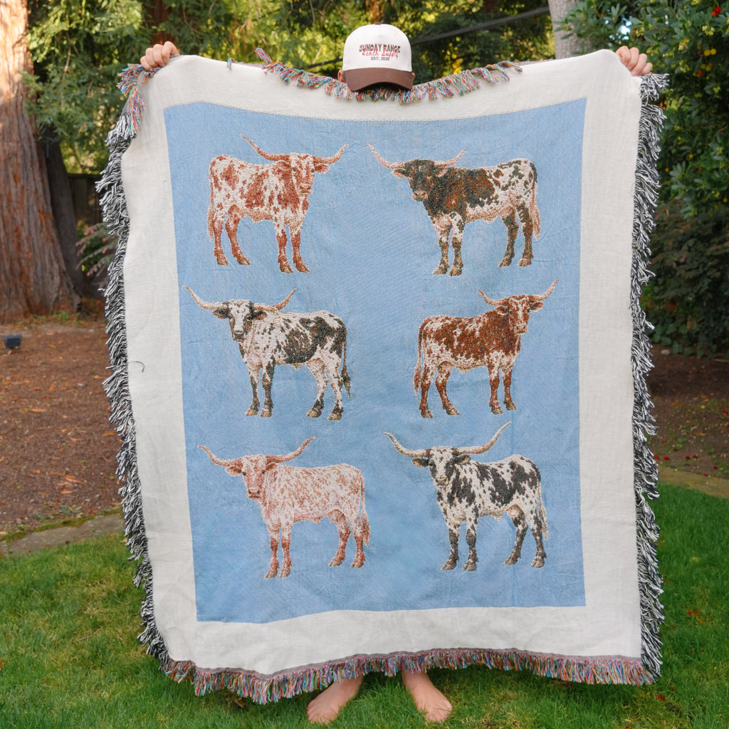 The Longhorn Lineup Blanket