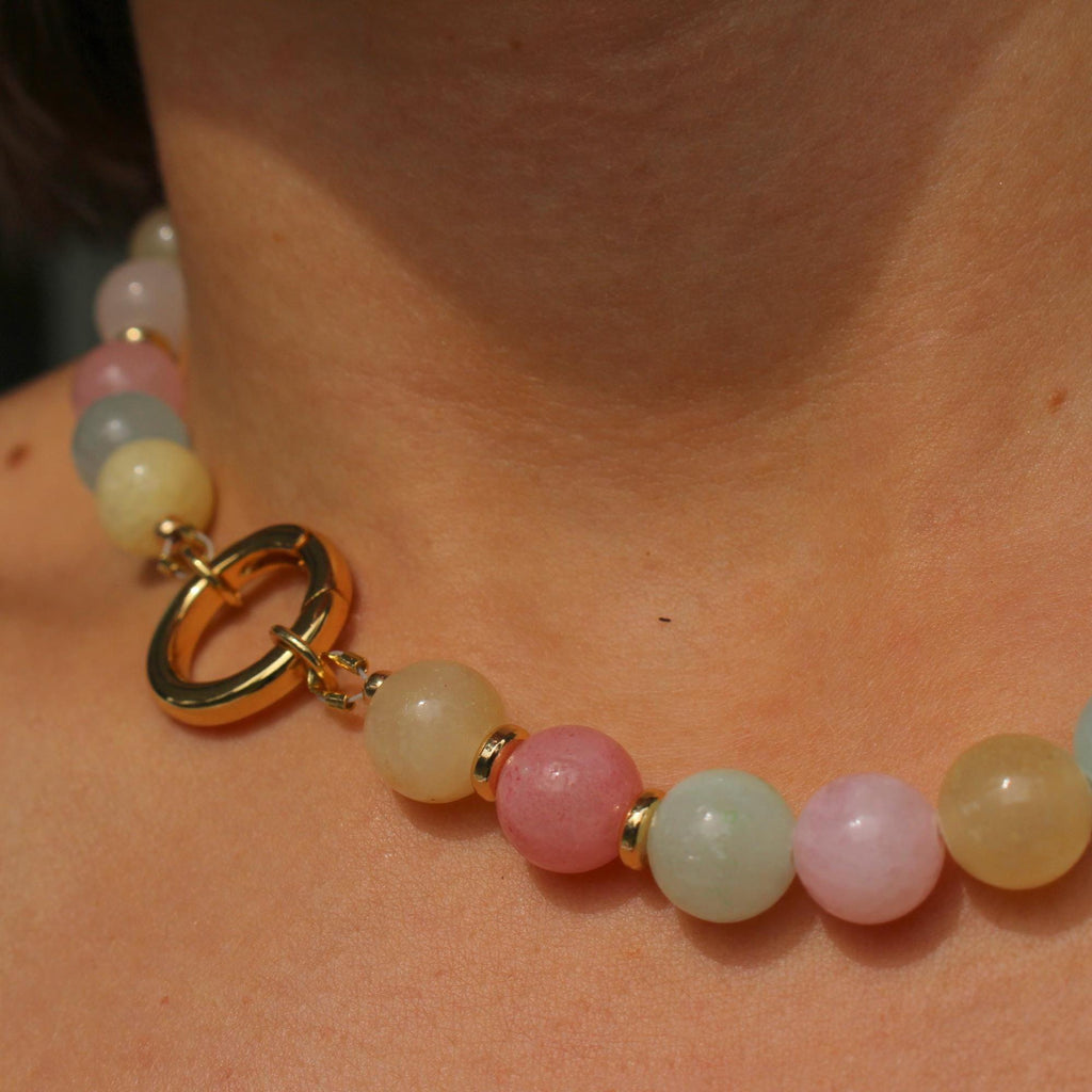 Pastel Quartz Choker