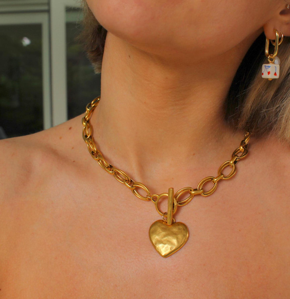 Honey Heart Necklace